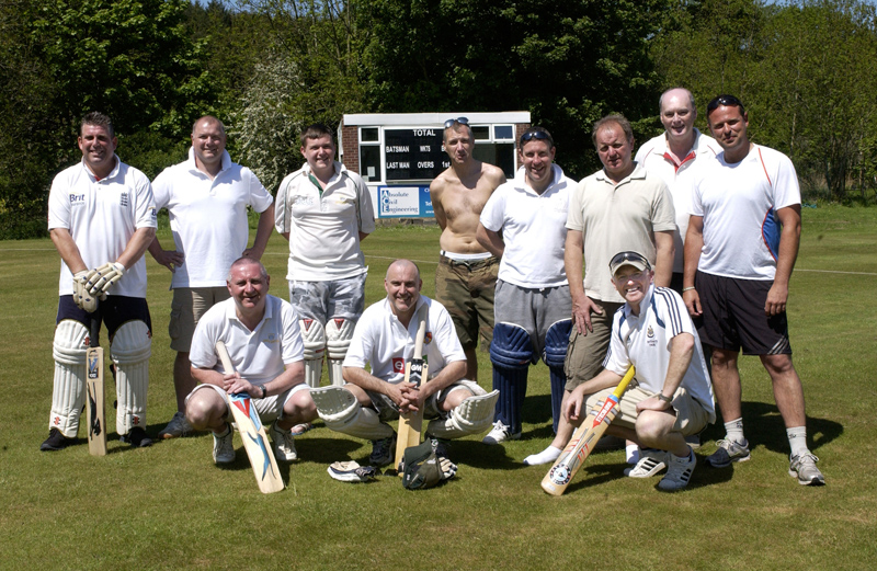Absolute Civil Engineering sponsored charity cricket match at Shotley Bridge Cricket Club.